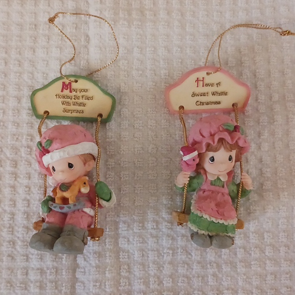 Precious Moments Boy / Girl on Swing